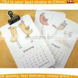 2017 Beautiful Printing Wall Calendar Printable/professional Printing Service Bamboo Wall Calendars thumbnail-3