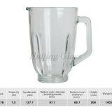 Professional Production Good Quality 1.5L Spare Parts Juicer Blender Soda-lime Glass Jar B16 thumbnail-2