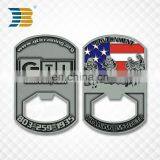 New Design Custom Soft Enamel Military Metal Beer Bottle Opener
