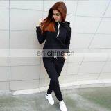 Wholesale Women Sports Truck Suits Plain Jogger Two Pieces Sweat Suit Set thumbnail-4