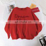 Hot Wholesale Fashion Ladies Girls Women's Embroidery Casual Oversized Sweatshirt thumbnail-3