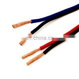 2 Core Transparent or Red Black Parallel Flat Ribbon Audio Ofc Speaker Cable Wire thumbnail-6