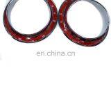 Pair Chrome Front Fog Light Lamp Covers Trim Ring For Nissan Qashqai 07-15 thumbnail-5