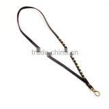 New Arrival pu Brown Key Holders Strap Hang Around Neck Cheap Custom Leather Key Chain thumbnail-4