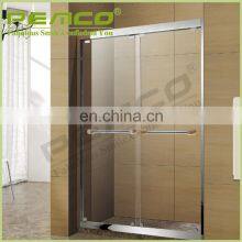 Foshan Wholesale Cheap Hotel Stainless Steel Tempered Glass Shower Cubicle thumbnail-2