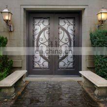 Lowes Wrought Iron Work Main Entrance Front Double Doors Designs thumbnail-2