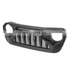 Front grill with spot light for jeep wrangler JL