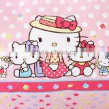 Lovely Cartoon Kids Design Cat Print Double Size Bed Sheet Set Best Selling Items Kids Bedroom Set Girls Set thumbnail-3