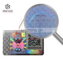 Custom 3d Hologram Sticker, Security Holographic Label With QR Code and Serial Number thumbnail-2