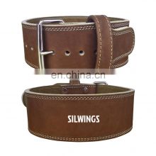 Sialwings Gym Cow Leather Power lifting Belt Premium Leather Weight Lifting custom Training & Fitness Belts