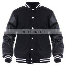 Varsity Jackets Custom Printing Long Sleeve Men's Baseball Jacket Men Plain Blank Varsity Letterman Jackets thumbnail-5