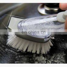 2 In1 Kitchen Cleaning Brush With Removable Brush Head Sponge Soap Dispenser Dish Washing Brush Set Kitchen Clean Tools thumbnail-4