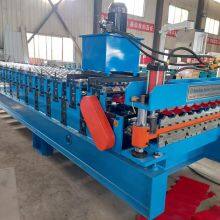 Double Layer PPGI Color Steel TR4 TR5 IBR Roofing Sheet Cold Deck Roll Forming Making Machine Factory Price thumbnail-2