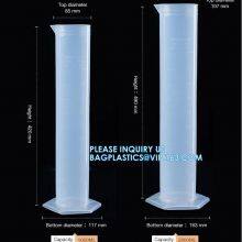 25ml 100ml 250ml 500ml Plastic Liquid Measurement Graduated Measuring Cylinder, Wholesale Laboratory Transparent PP Plastic Graduated Measuring Cylinder thumbnail-5