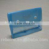 PVC Plastic Transparent Handbags With Button thumbnail-6