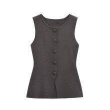 Winter New Vest Top, European and American Style, Sexy Women's Small Fragrance, Retro and Niche thumbnail-3