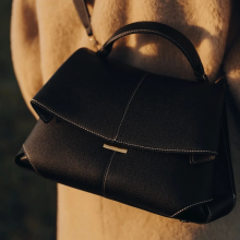 French Smile Fold-wrap Genuine Leather Women's Bag Niche Fashion Handbag Crescent Shoulder Messenger Bag thumbnail-2