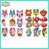 2014 high quality different size foil plastic balloon