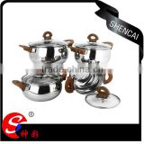 Set of 4pcs stainless steel cookware set