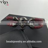 2016 New Handmade Stingray/Python Skin Bracelet Genuine Leather Bracelet Manufacturer thumbnail-5