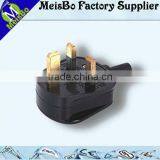 3 Pins U.K.right Angle ac Power Plug thumbnail-1