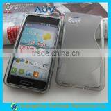 Tpu Plastic Cell Phone Case for LG VM720 Wave Design