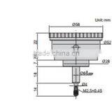 INSIZE 2893-3 Back Plunger Vertical Dial Indicator thumbnail-3