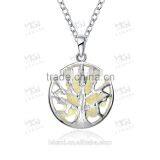 Amber Necklace With Moon Stone Glow in the Dark Necklace thumbnail-1