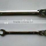13mm Mirror Polished Flexible Ratchet Wrench,spanner
