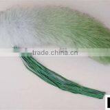 Fashion Dyed 100% Genuine Fox Tail Fur Accessory for Cell Phone Pendant thumbnail-3
