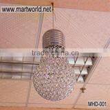 Wedding Ceiling Decoration Factory Price Ceiling Light Crystal Ceiling Light for Wedding &party Decartion(MHD--001) thumbnail-4