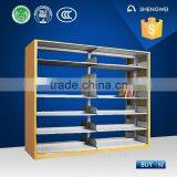 Stainless Open Bookshelf /school Library Metal Decorative Bookcase