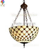 Amber-jewel-tiffany-ceiling-lamp