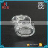 Fancy Design Woman Body Shaped Clear Lotion Glass Bottle With Aluminum Cap thumbnail-6