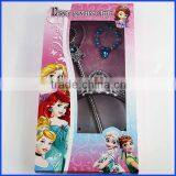 Environmental Protection Frozen Elsa Anna Jewelry Crown Set for Girls Play thumbnail-4
