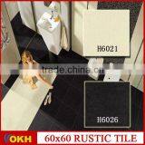 60x60cm black and white color porcelain tile