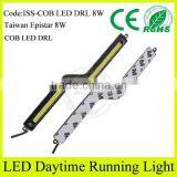 Guangzhou Auto Accessories Market Aluminum Alloy Body 12v Slim Cob Led Drl for Toyota Innova thumbnail-1