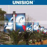 Unisign Hot Selling 50m PVC Coated Double Side Printable Blockout Banner Fabric thumbnail-6