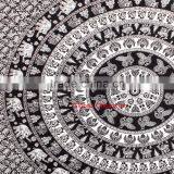 Indian Elephant Hippie Wall Hanging Mandala Tapestry thumbnail-2