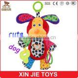Squeaky Soft Dog Toy for Baby Squeeze Musical Dog Hanging Plush Baby Toy thumbnail-2