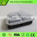 Black to go Container Environmental Plastic Food Container thumbnail-1