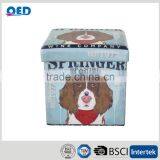 Removable Cover Roomy Foldable Storage Ottoman thumbnail-1