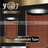 Stainless Steel Products Imitation Tree Bark Toilets Trash Bins