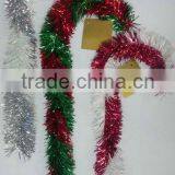 24 Inch Foil PVC Christmas Decorations Tinsel Candy Cane thumbnail-1
