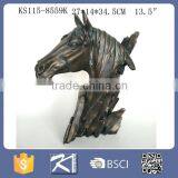 Resin Wild Horse Head for Home Wall Decoration thumbnail-3