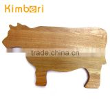 dishwasher safe animal shape acacia wood kitchen cutting board