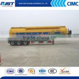 CIMC 60m3 3 axle bulk cement tank semi trailer