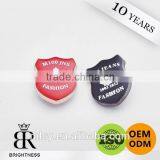 Classic Wholesale Red Rubber Label for Clothing Brightness C1-80048