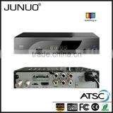 JUNUO OEM good audio video decoder h.264 MPEG4 HD mstar digital set top box receiver for digital tv USA