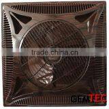 Energy Saving 14 Inch 16 Inch 60X60 Plastic Ceiling Fan With Remote Control and Led Light,3speed Control,gold and Wooden Color thumbnail-4